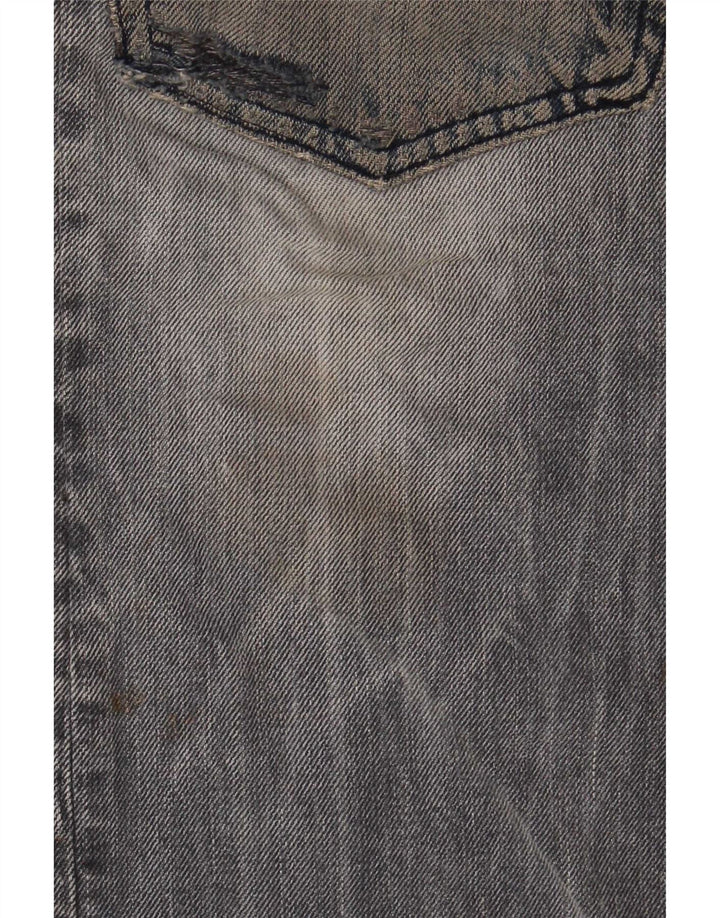Diesel Herre Distressed Cargo Straight Jeans W32 L34 Blå Bomuld