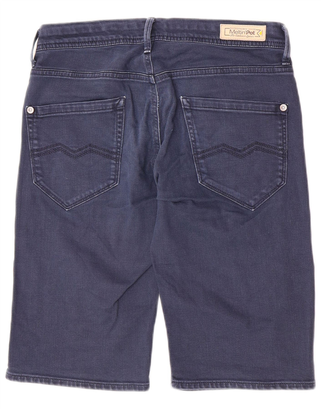 Meltin' Pot Herre denimshorts W31 Medium Navyblå Bomuld