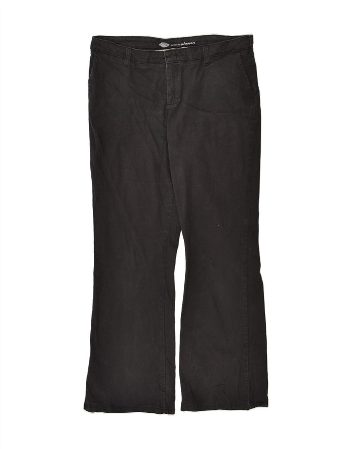 DICKIES Womens Slim Bootcut Chino Trousers W36 L29  Navy Blue Cotton | Vintage Dickies | Thrift | Second-Hand Dickies | Used Clothing | Messina Hembry 