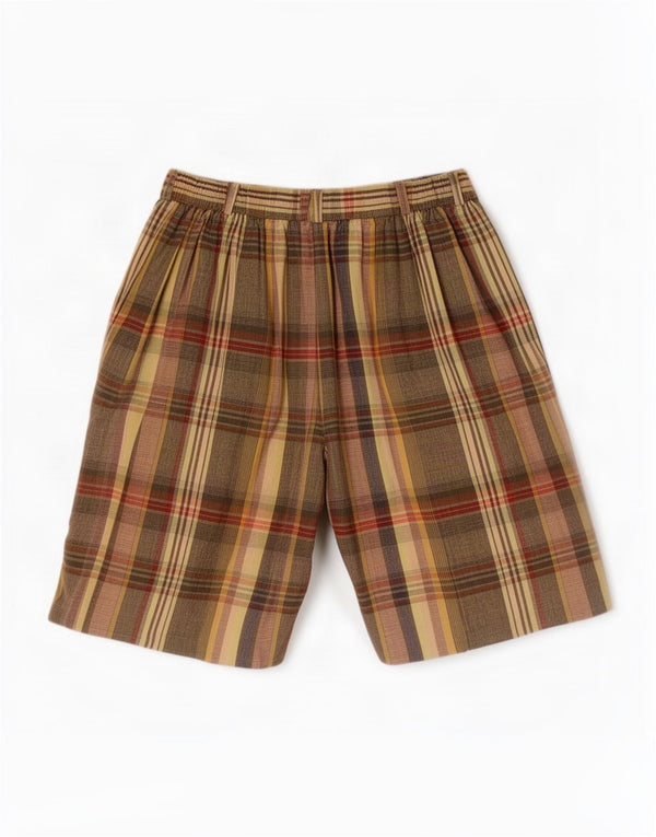 Conrad C Womens Pegged Casual Shorts UK 10 Small W26 Multicolored Check