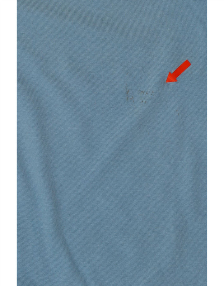 PUMA Mens Graphic T-Shirt Top Large Blue Cotton Vintage Puma and Second-Hand Puma from Messina Hembry 