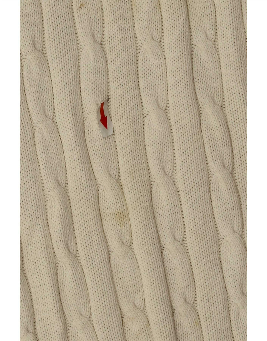 Tommy Hilfiger Herre Zip Neck Jumper Sweater Stor Hvid Bomuld