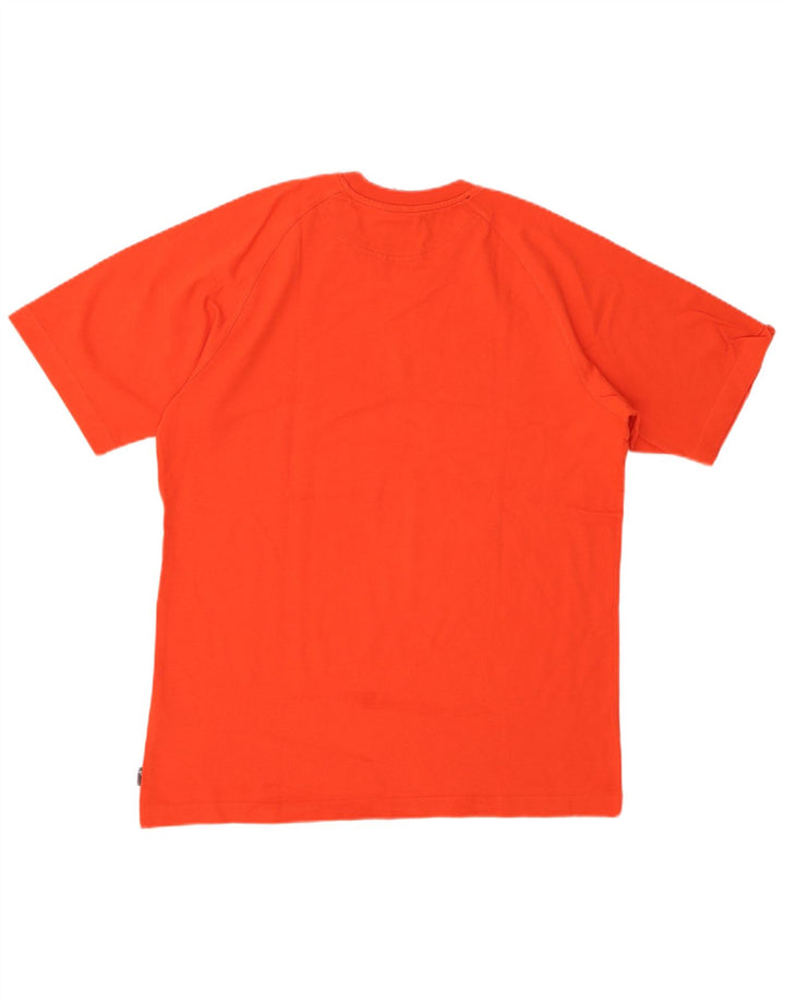 ADIDAS Herre T-Shirt Top Medium Orange Bomuld