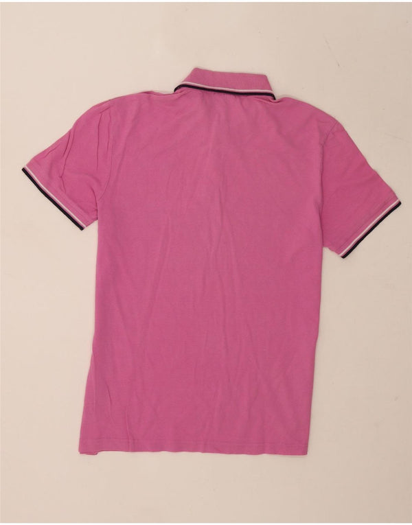 Diadora herre poloshirt XL Pink stribet
