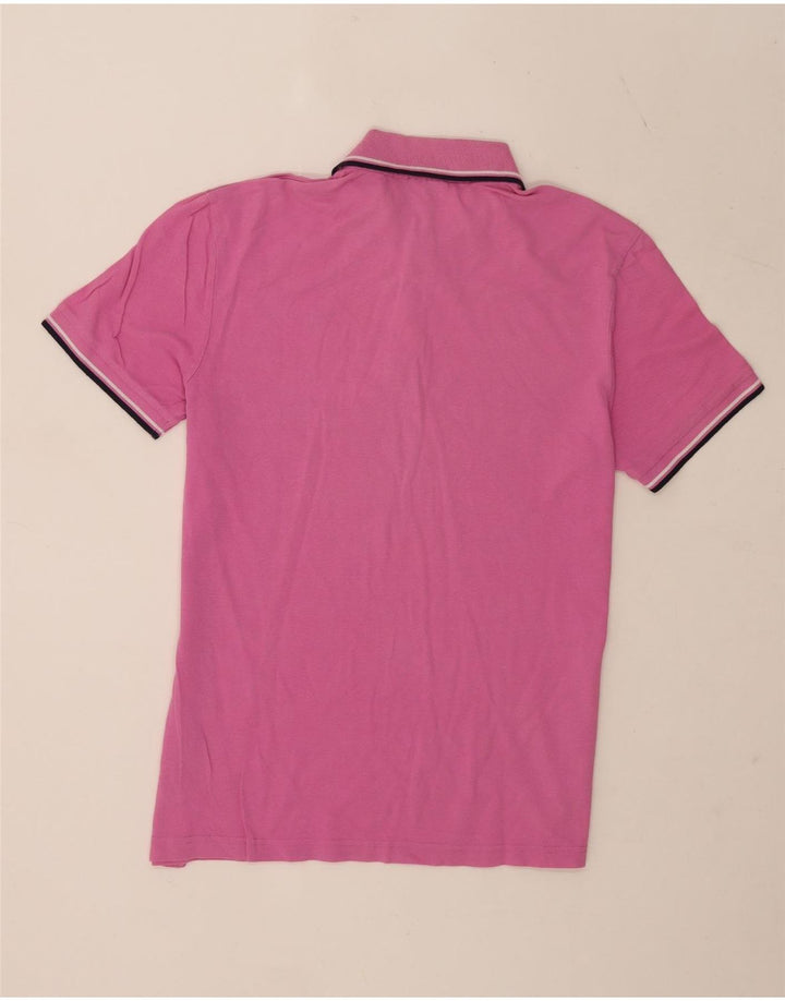 Diadora herre poloshirt XL Pink stribet