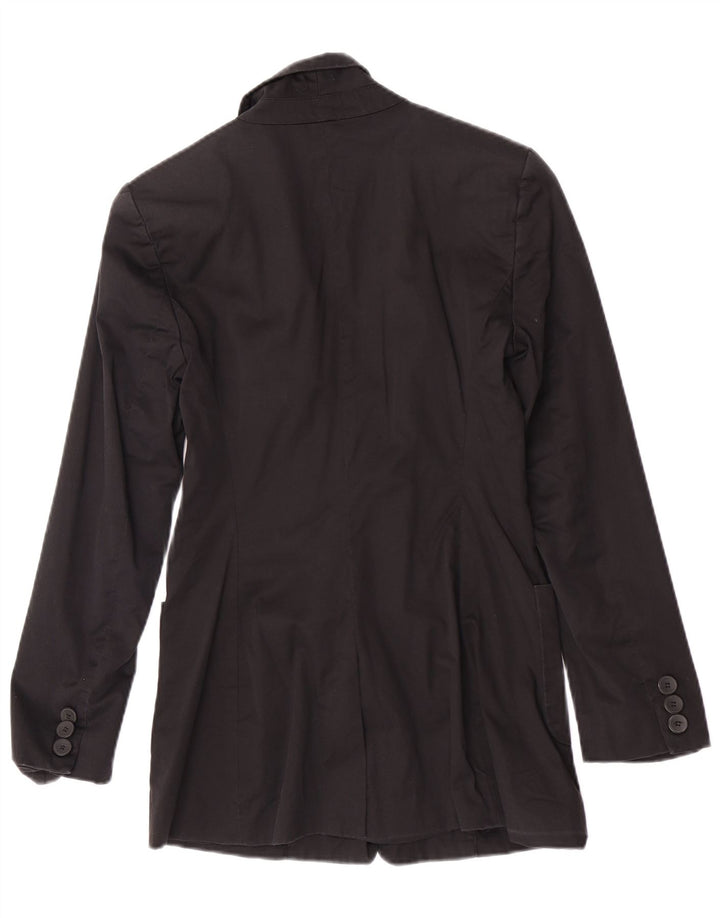 Oasis Dame 1 Knap Blazer Jacket UK 8 Lille Sort