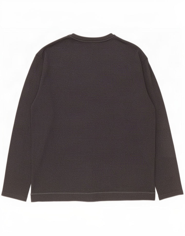 Zara Herre Top Langærmet Medium Grey Flecked