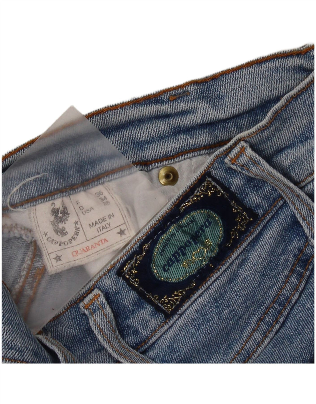 Cappopera Dame Slim Jeans W26 L25 Blå Bomuld