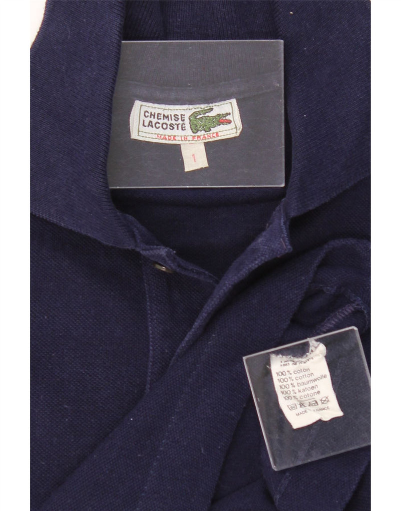 LACOSTE Mens Polo Shirt Size 1 2XS Navy Blue Cotton Vintage Lacoste and Second-Hand Lacoste from Messina Hembry 