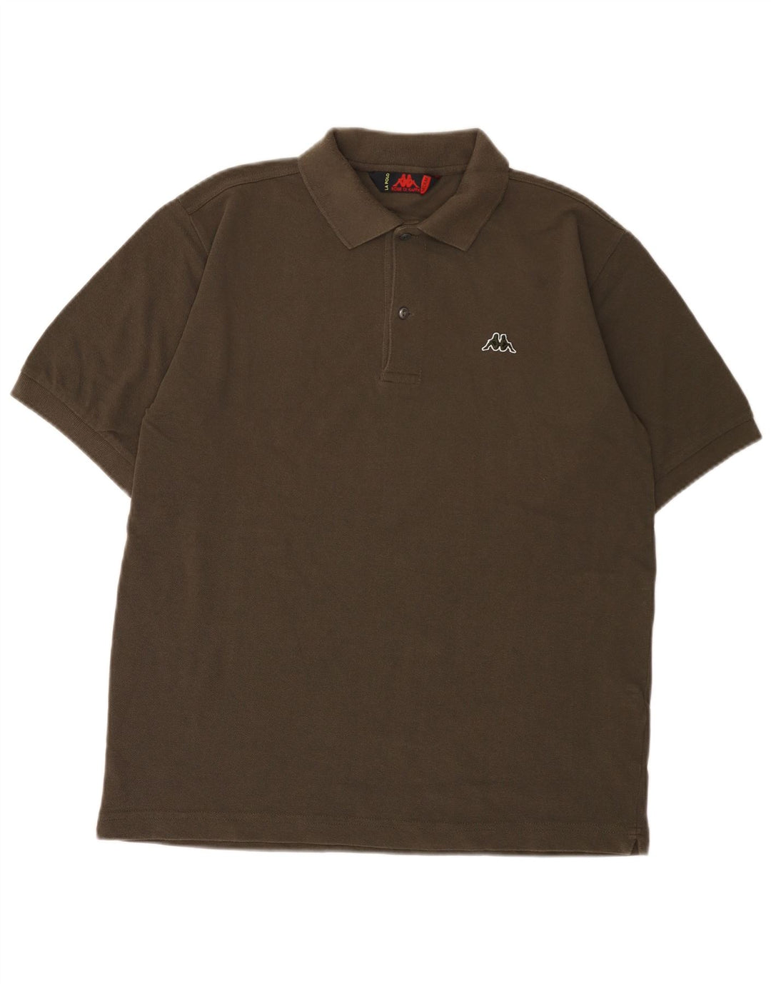 Kappa herre poloshirt Medium Khaki Bomuld