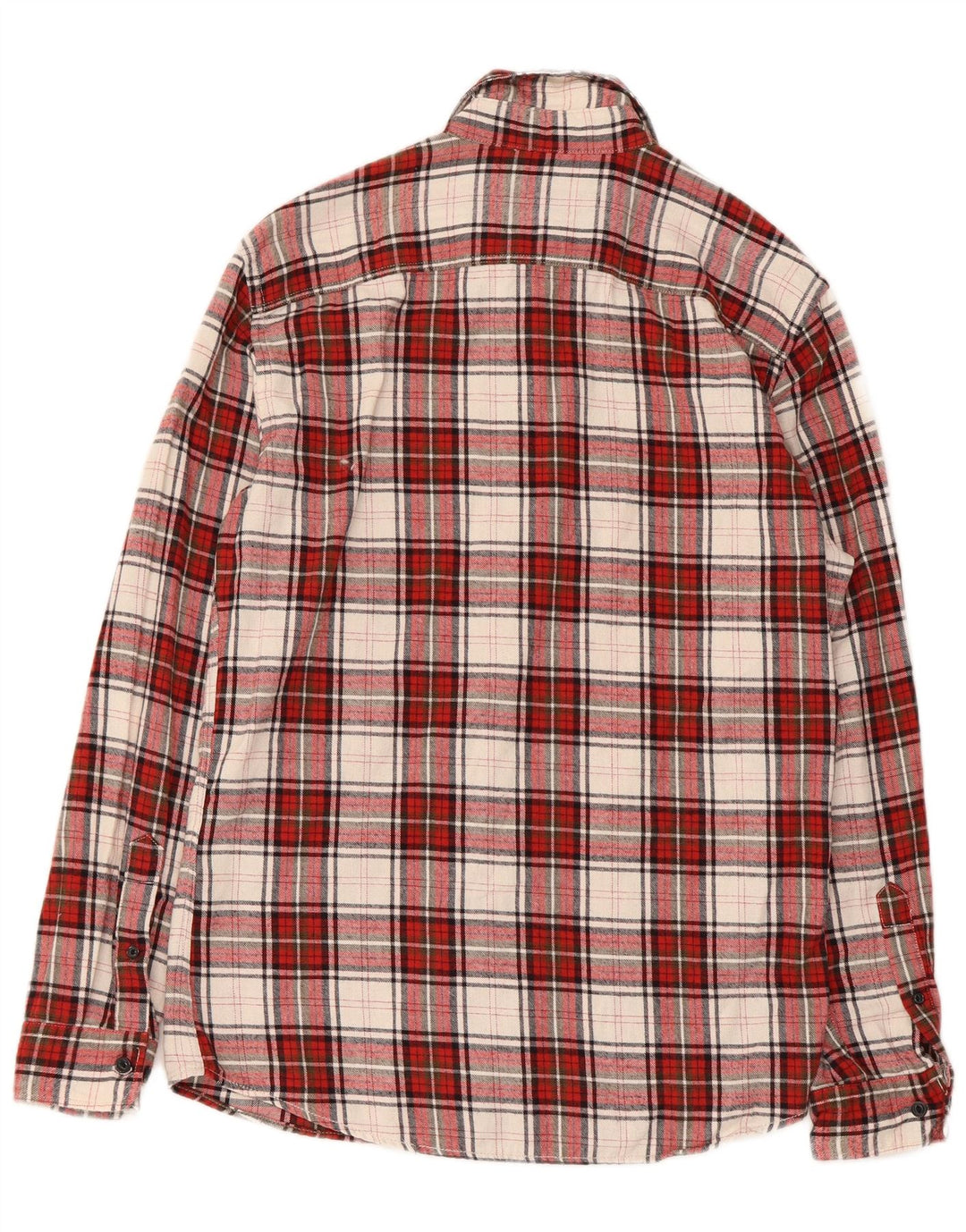 Jack & Jones herre flannelskjorte medium rød ternet bomuld