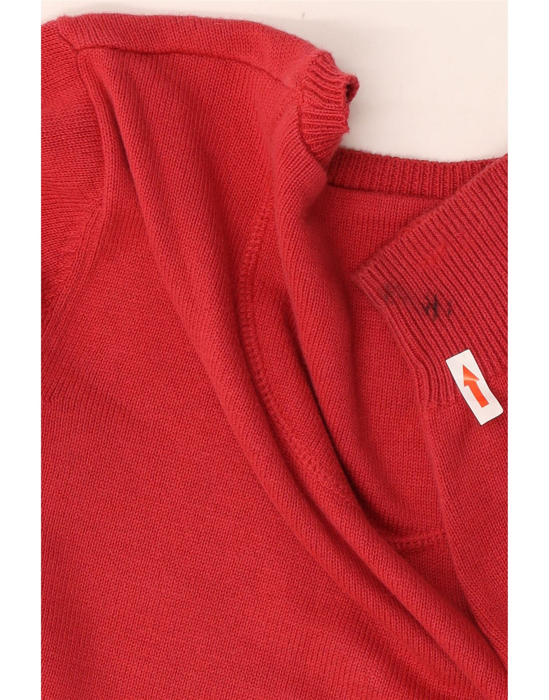 Marks & Spencer Herre Blue Harbor Boat Neck Jumper Sweater lille rød bomuld