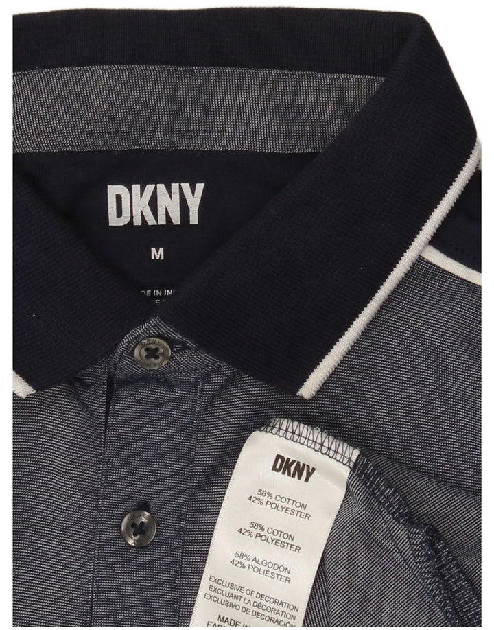 DKNY Poloshirt til mænd Medium marineblå bomuld