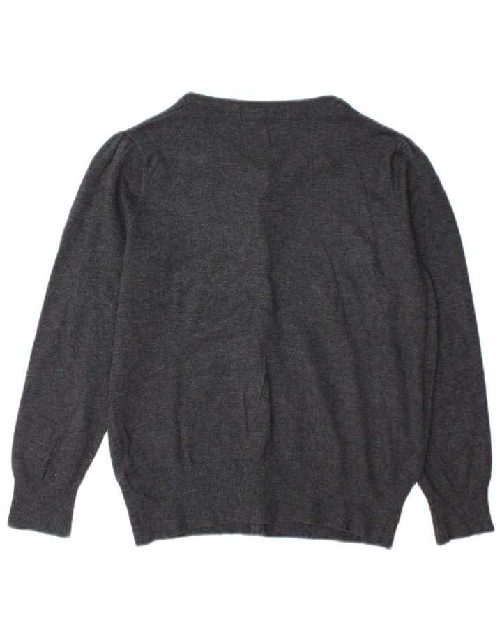 Marks & Spencer Dame Cardigan Sweater UK 10 Small Grey Viscose