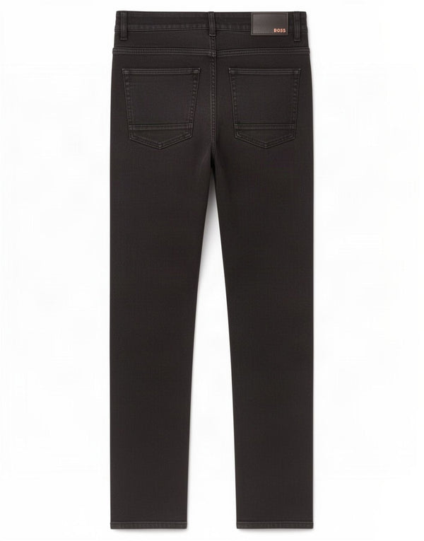 Hugo Boss Mens Slim Jeans W32 L30 Black Cotton
