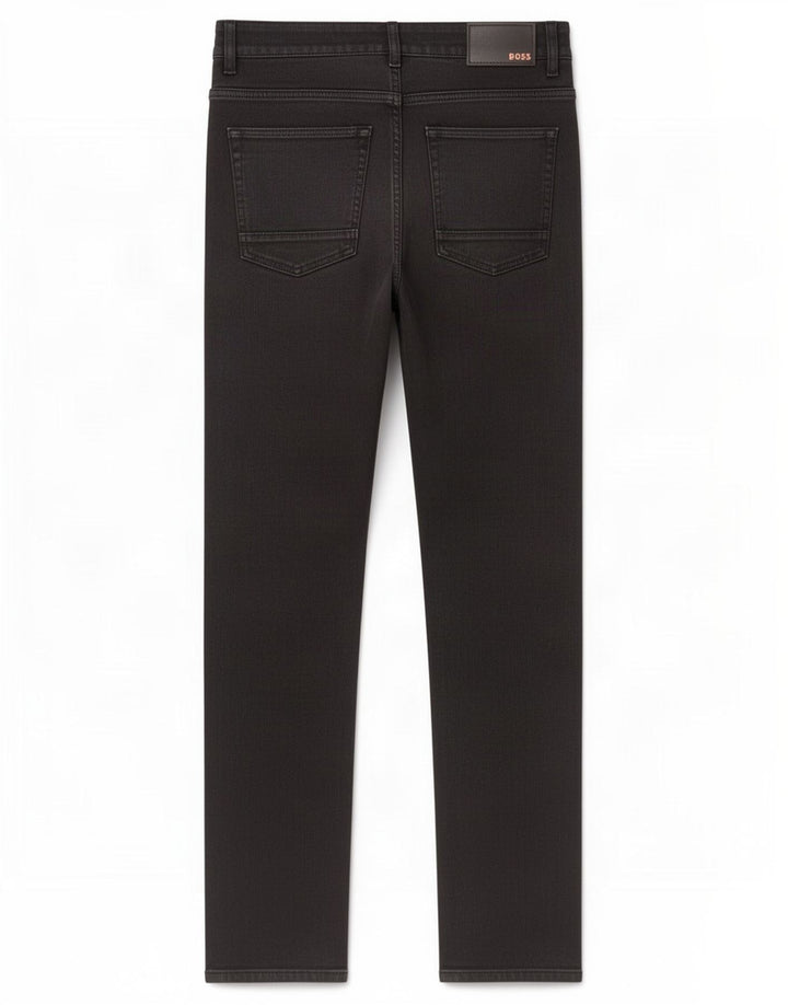 Hugo Boss Herre Slim Jeans W32 L30 Sort Bomuld