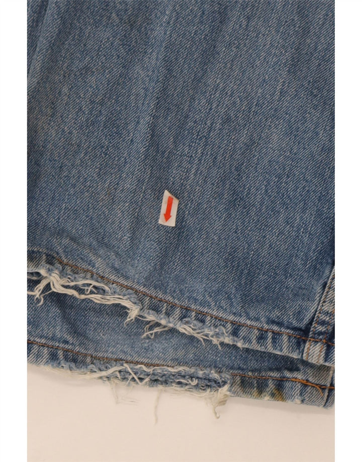Wrangler Herre Texas Straight Jeans W38 L30 Blå Bomuld