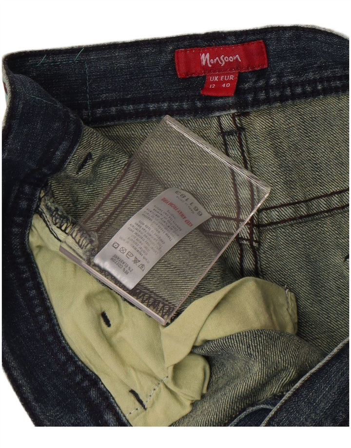 Monsoon Dame Bootcut Jeans UK 12 Medium W32 L30 Blå Bomuld