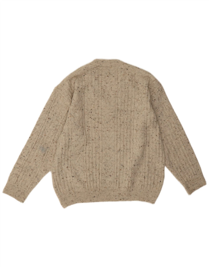 C&A Herre Canda V-hals sweater Medium Beige Flecked Acryl