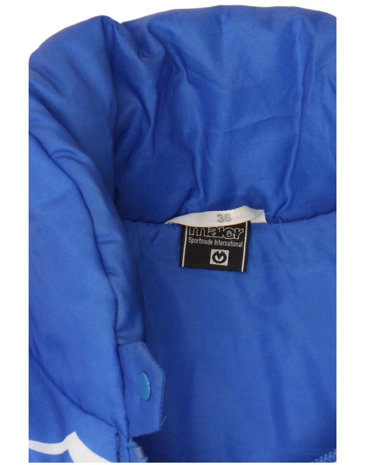 Maier polstret jakke til kvinder EU 36 Lille blå farveblok polyamid