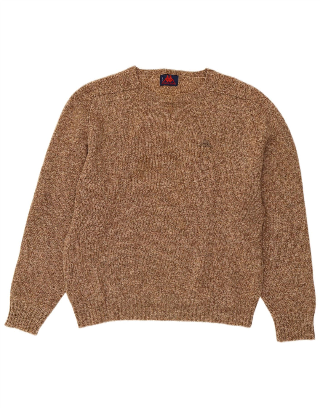 Kappa dame sweater med rund hals DK 16 Stor brun uld