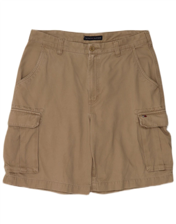 Tommy Hilfiger Herre Cargo Shorts W33 Medium Beige Bomuld