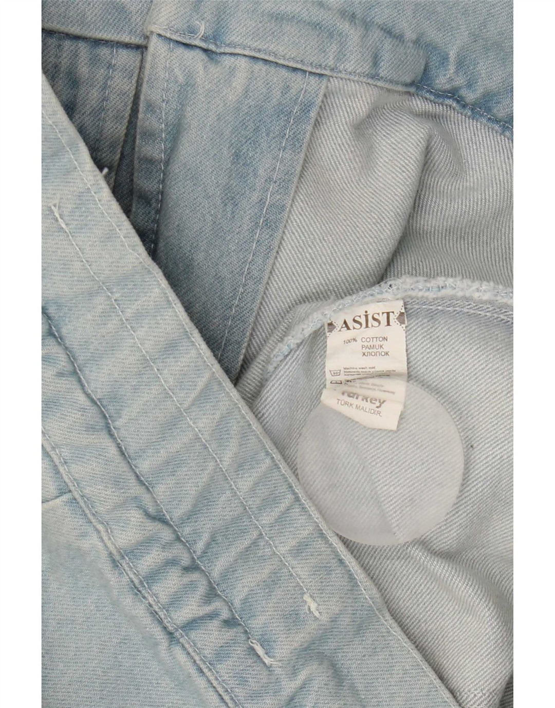 Vintage Dame denimjakke UK 14 Stor Blå Bomuld