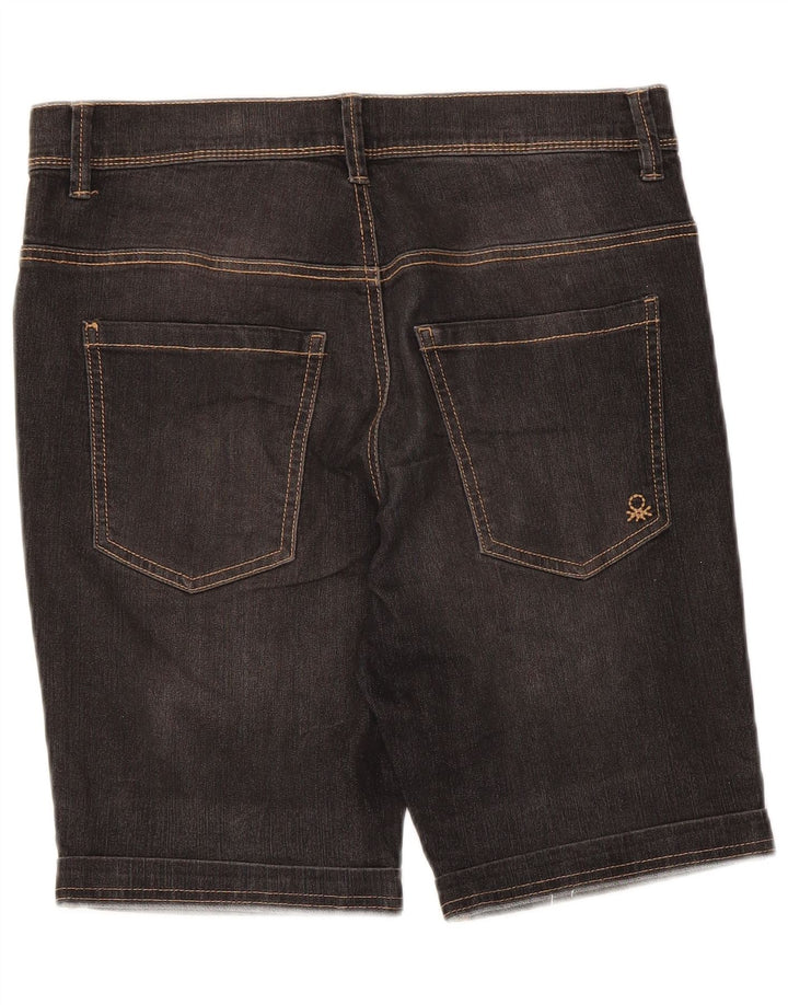 Benetton Herre Denim Shorts W32 Medium Sort