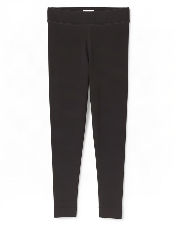 Marks & Spencer Dame Leggings UK 12 Medium Sort Bomuld