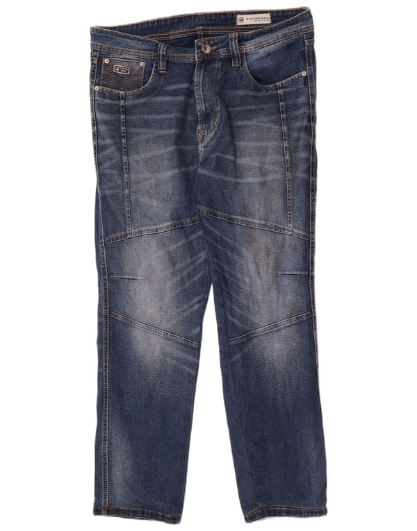 G-Star Herre Bronson Slim Jeans W34 L29 Blå Bomuld