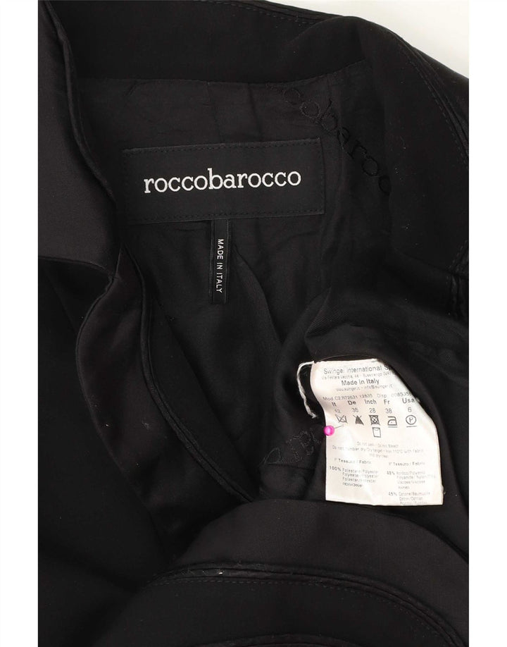 Roccobarocco Dame 2-knaps blazerjakke IT 42 Medium Sort Polyester