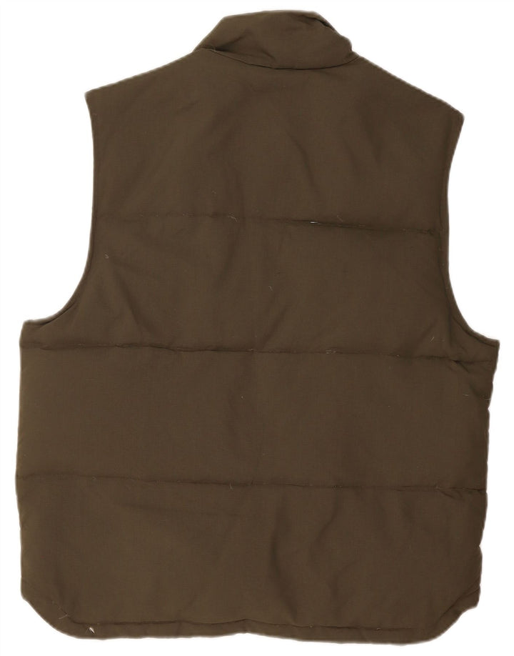 Wrangler Herre Polstret Gilet UK 40 Large Khaki