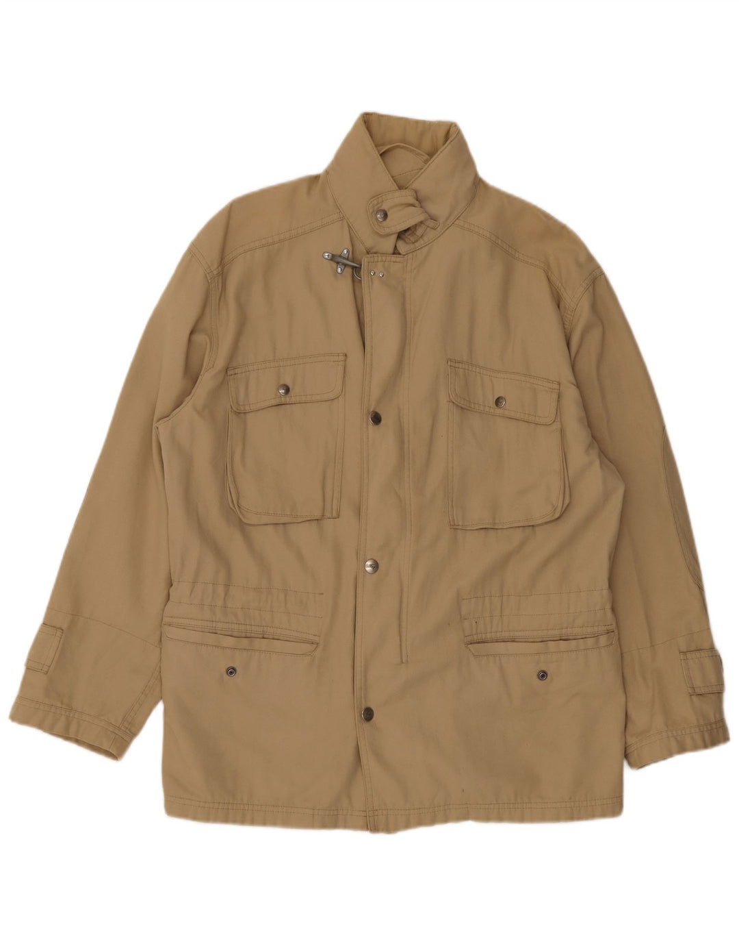 Fay Herre Loose Fit Utility Jacket UK 36 Small Beige