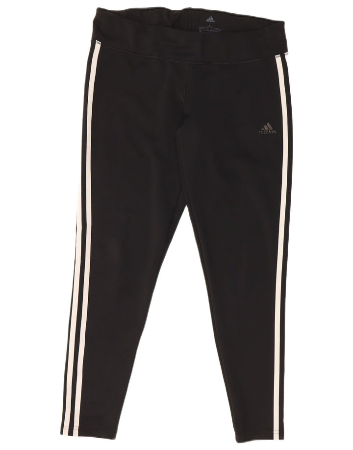 Adidas Womens Climalite Leggings UK 16/18 Large Black