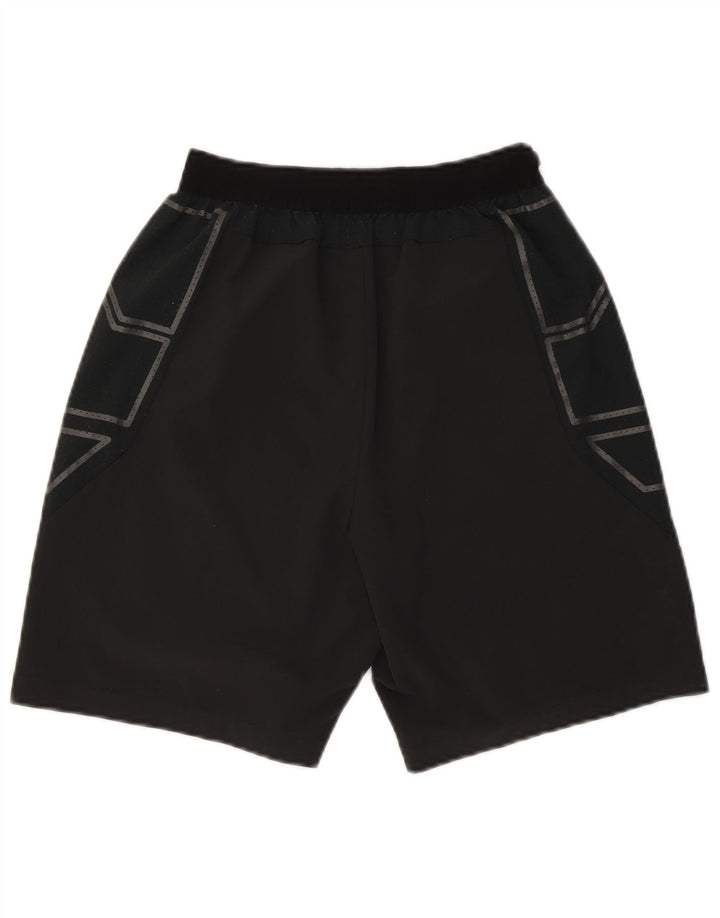 Nike Herre grafiske sportsshorts Small Black Colourblock Polyester