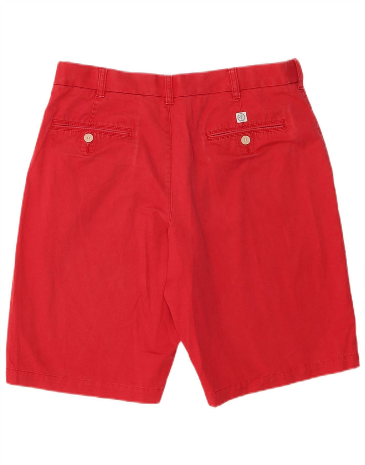 Marks & Spencer Herre Chino Shorts W34 Large Red Bomuld