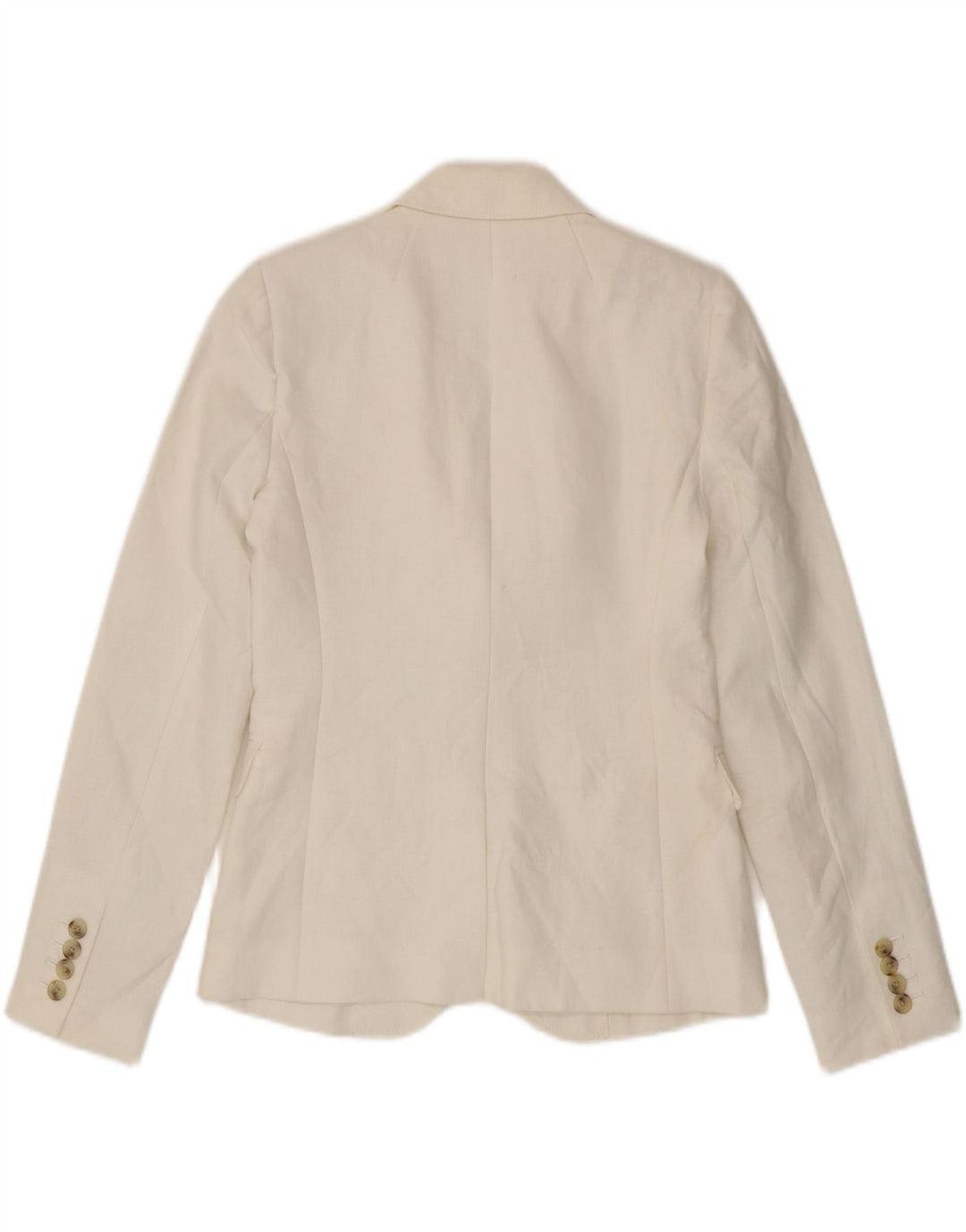 J. Crew Dame 2-knaps blazerjakke US 00 2XS Hvidt hør