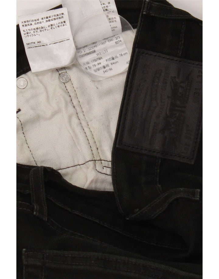 Levi's Herre 511 Slim Jeans W31 L32 Sort Bomuld