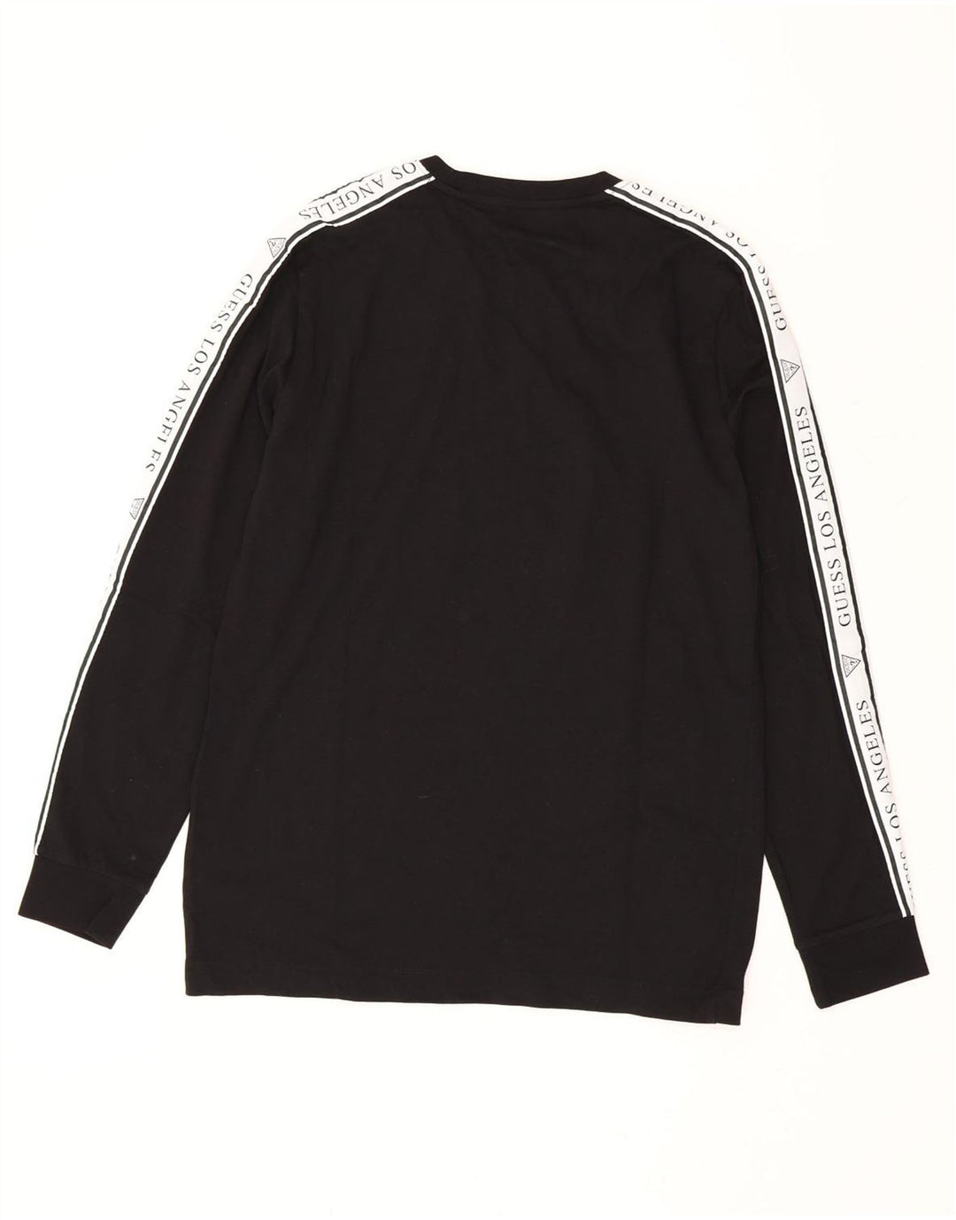 GUESS Herre grafisk top Langærmet Medium Sort Colourblock Bomuld