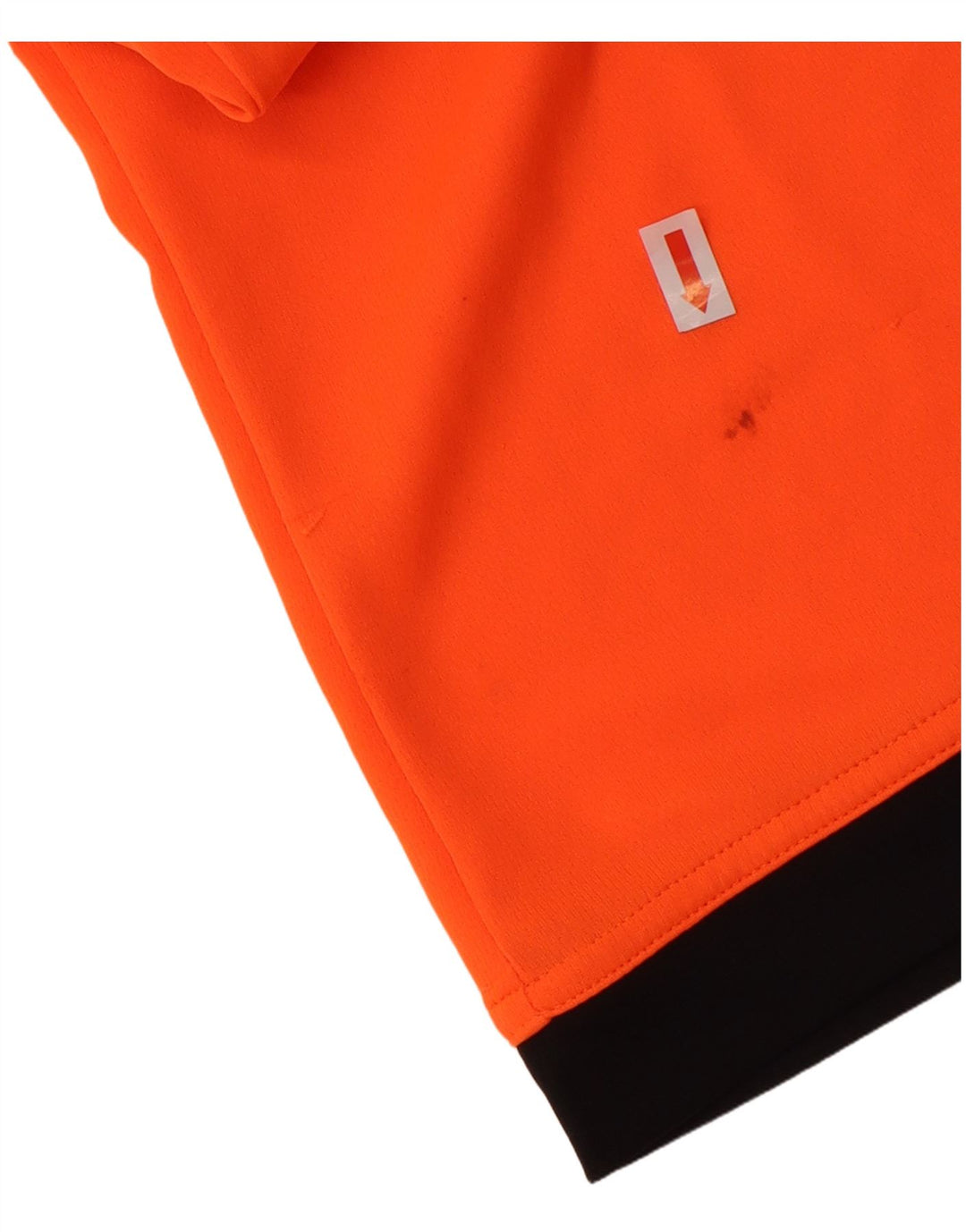 ADIDAS Boys Climalite T-Shirt Top 9-10 år Orange Colourblock Polyester