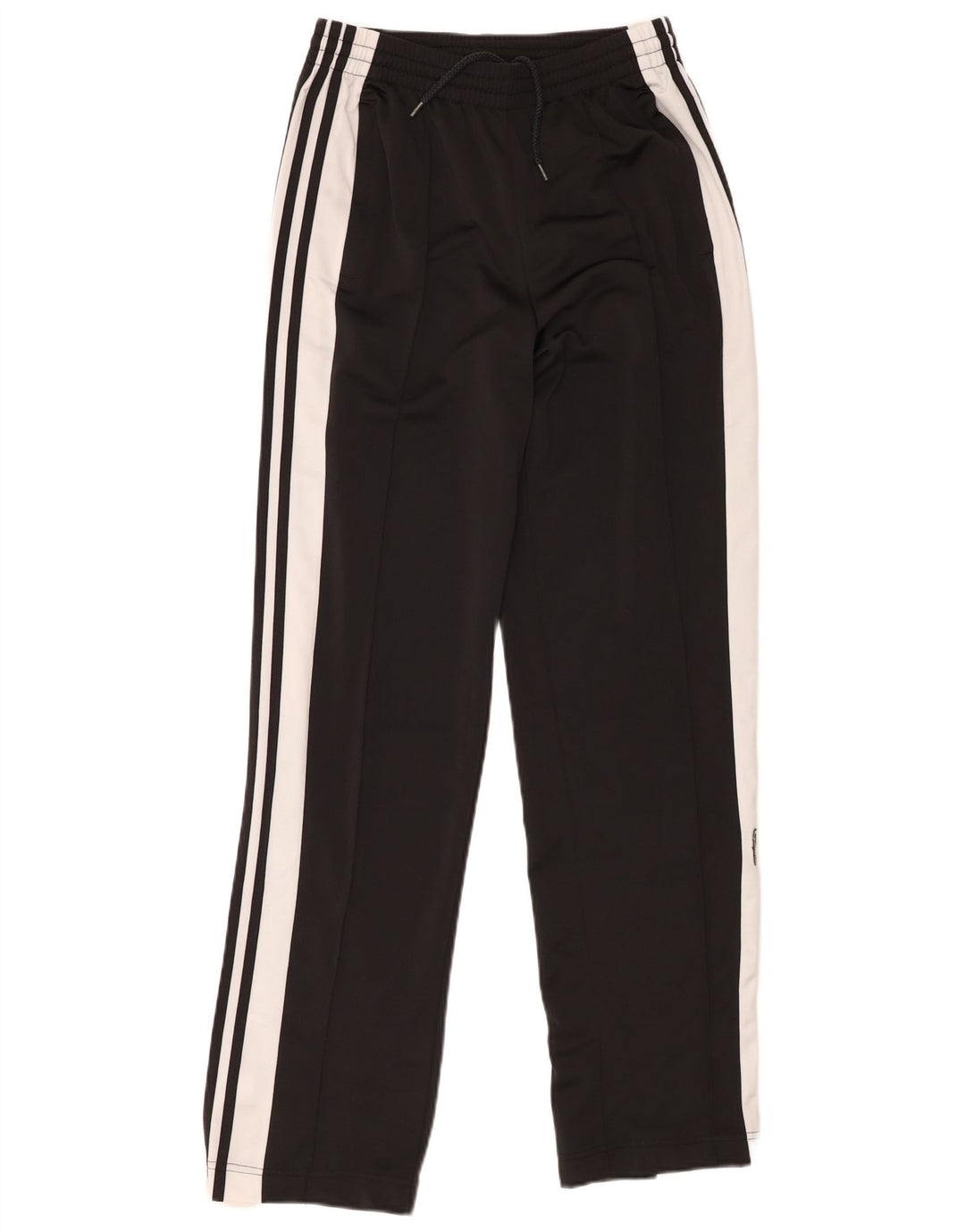 Adidas Dame træningsdragt Bukser UK 8 Small Black Colourblock Polyester