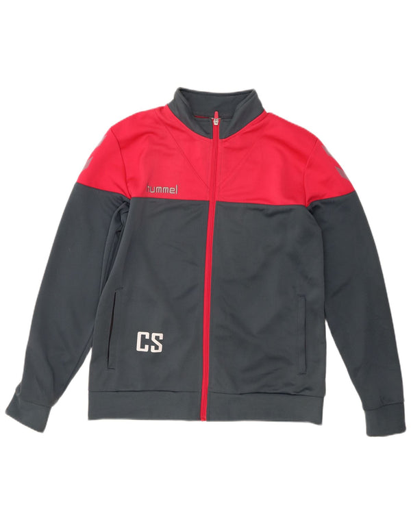 Hummel Dame VC Nienburg Træningsdragt Topjakke UK 16 Stor Grå Colourblock