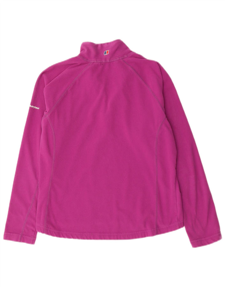 Berghaus Dame Fleece Jumper med lynlås DK 14 Stor Pink Polyester