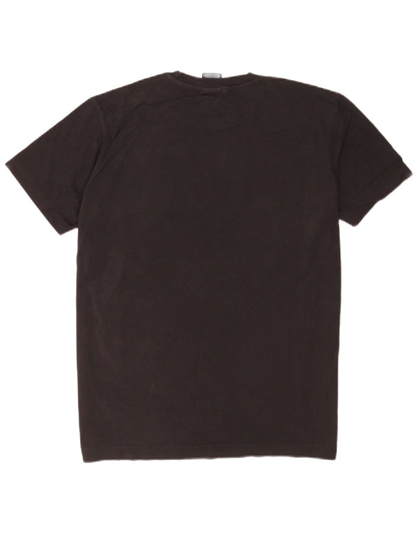 Champion Herre Grafisk T-Shirt Top Lille Sort Colourblock