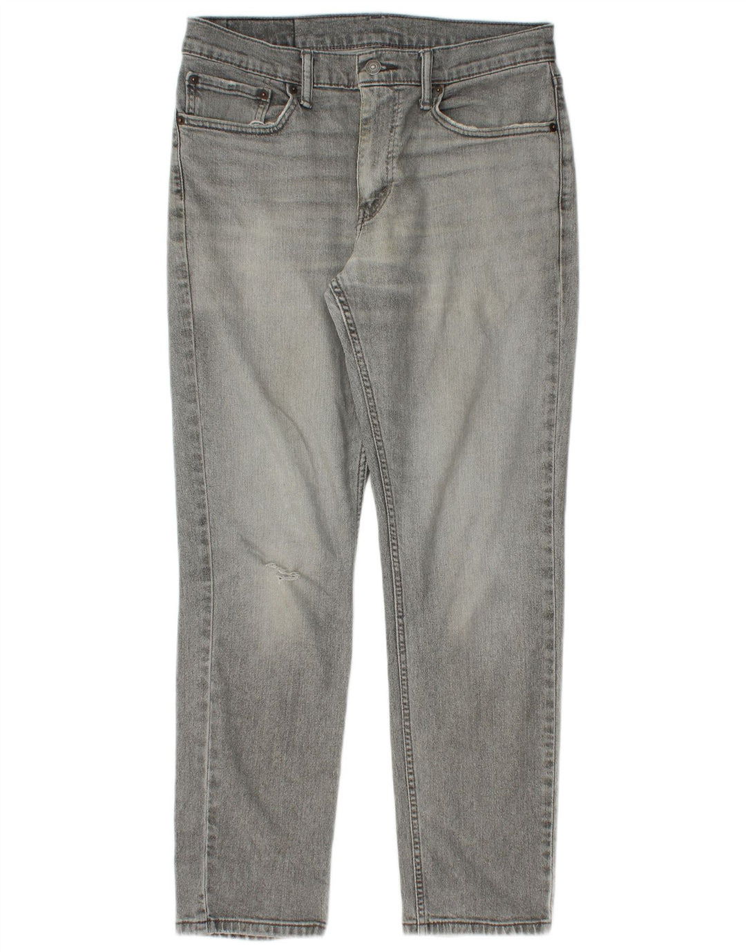 Levi's Herre 511 Distressed Slim Jeans 32 L30 Grå Bomuld