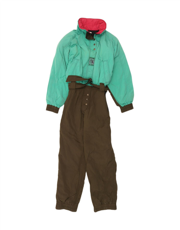 Colmar Dame Ski Jumpsuit IT 44 Medium Green Colourblock Polyamid