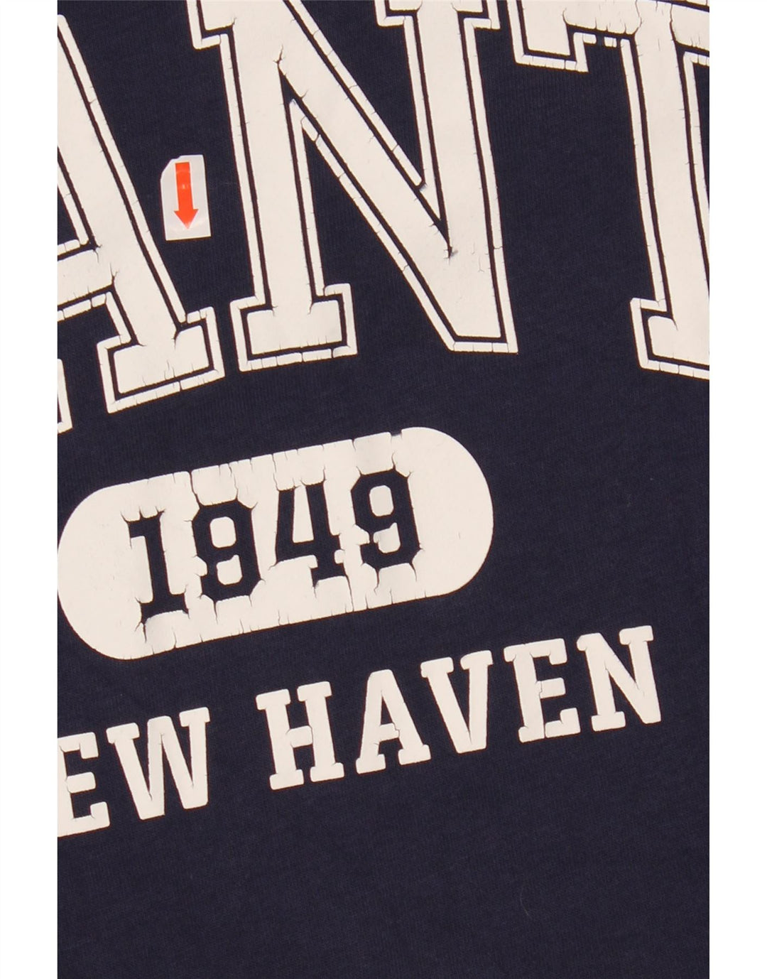 GANT Herre New Haven Grafisk Sweatshirt Jumper 4XL Marineblå Bomuld