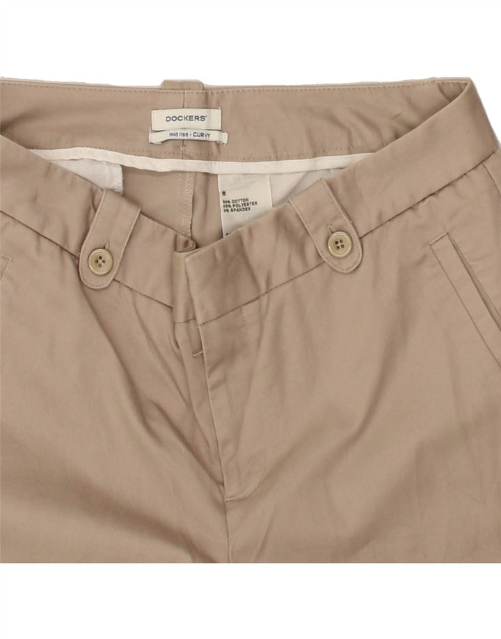 DOCKERS Womens Chino Shorts US 8 Medium W30  Beige Cotton Vintage Dockers and Second-Hand Dockers from Messina Hembry 