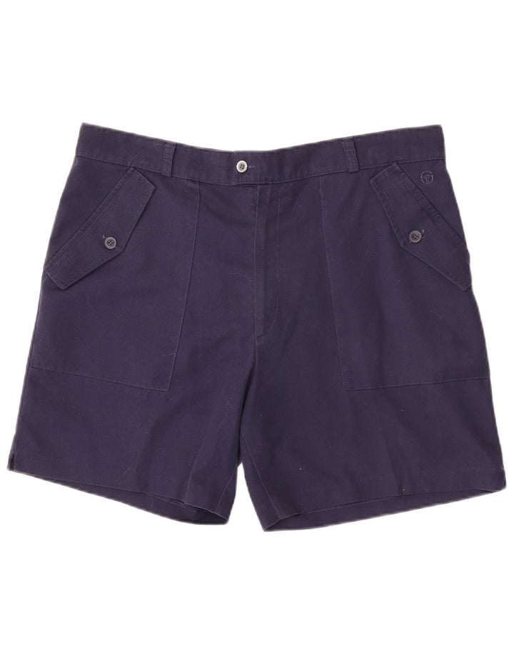 Sergio Tacchini Herreshorts IT 54 2XL W36 Marineblå Polyester