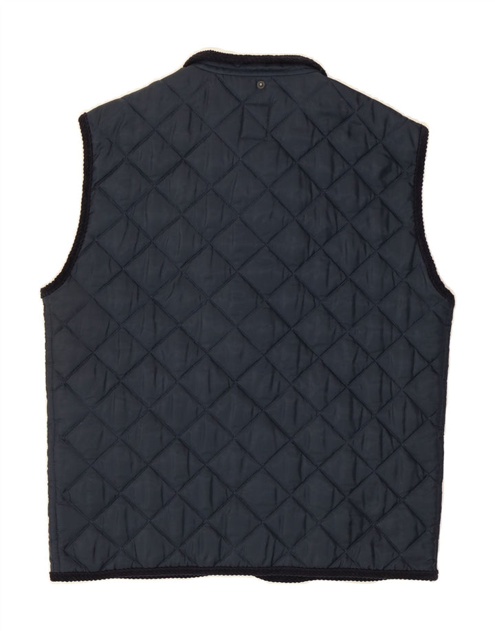 O'KIEF Mens Liner Quilted Gilet UK 36 Small Navy Blue Polyamide Vintage O'Kief and Second-Hand O'Kief from Messina Hembry 